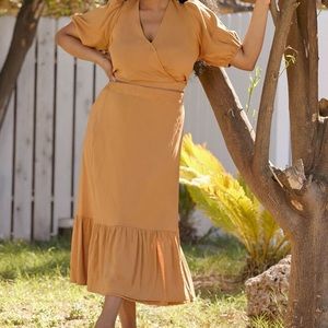 Forever 21 Maxi Wrap Skirt